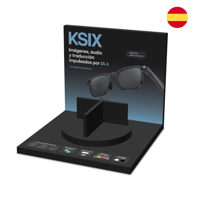 KSIX Spectrum glasses display, PVC,...
