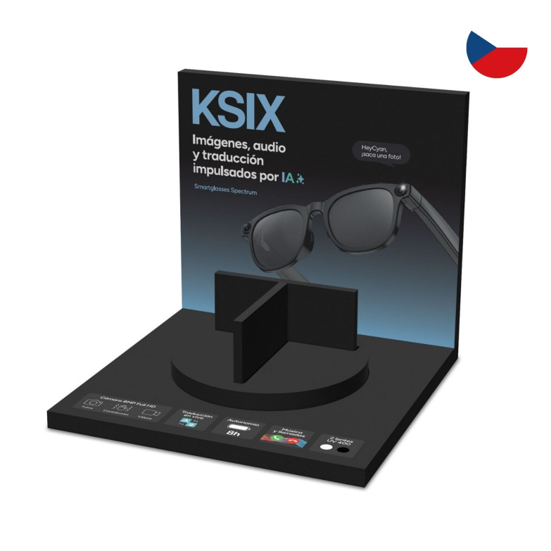 KSIX Spectrum glasses display, PVC,...