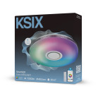 KSIX Aura SmartLED ceiling light, 3 W built-in speaker, RGBIC+CCT, 48,5 cm diameter, 7.200 lm, 60 W, iLink app, White