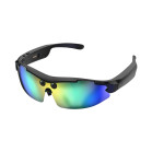 Gafas inteligentes KSIX Vector con cámara Full HD, AI, audio open-ear, 2 lentes UV400, IP65 y app HeyCyan