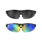 Gafas inteligentes KSIX Vector con cámara Full HD, AI, audio open-ear, 2 lentes UV400, IP65 y app HeyCyan
