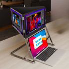 Laptop triple display, 15.6", Full HD IPS, 100% sRGB, 60 Hz, HDR, foldable, 65W PD