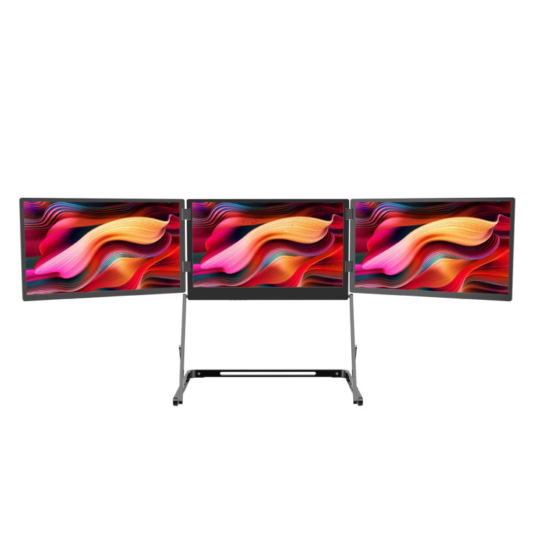 Pantalla triple para portátil, 15,6”,...
