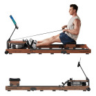 Kingsmith WR3L Rowing Machine, Water Resistance, App, Folds into 3 parts, Quiet, Mobile/tablet holder, Wood