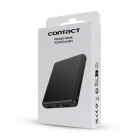 Powerbank Contact 10.000 mAh, Ultra ligera, 10 W, Carga rápida, Carga simultánea, Cable USB-A a USB-C incluido, Negro