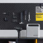 Kit de herramientas HOTO, Taladro 16 V, 50 Nm, 1.700 rpm, 26 accesorios, Maletín de transporte