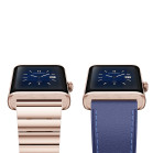 Smartwatch KSIX Nexus, diseño clásico, pantalla AMOLED curva, acero inoxidable, IP68, 2 correas dorada y de piel vegana
