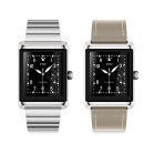 Smartwatch KSIX Nexus, diseño clásico, pantalla AMOLED curva, acero inoxidable, IP68, 2 correas plateada y de piel vegana