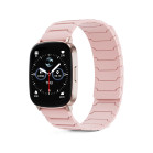 Smartwatch KSIX Loop, AMOLED, Llamadas, Salud y deporte, 7 días de autonomía, 1ATM, correa magnética rosa