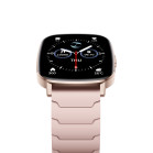 Smartwatch KSIX Loop, AMOLED, Llamadas, Salud y deporte, 7 días de autonomía, 1ATM, correa magnética rosa