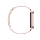 Smartwatch KSIX Loop, AMOLED, Llamadas, Salud y deporte, 7 días de autonomía, 1ATM, correa magnética rosa