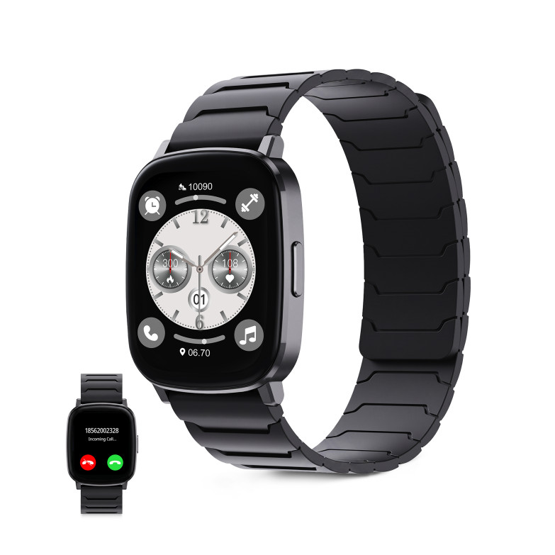 KSIX Loop Smartwatch, AMOLED, Calls,...