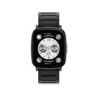 KSIX Loop Smartwatch, AMOLED, Calls, Health and fitness, 7 days’ battery life, 1ATM, black magnetic strap