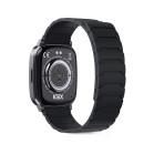 KSIX Loop Smartwatch, AMOLED, Calls, Health and fitness, 7 days’ battery life, 1ATM, black magnetic strap