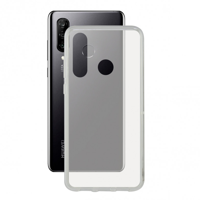 Funda para Huawei P30 Lite, Semirrígida, Transparente