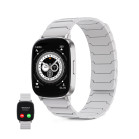 KSIX Loop Smartwatch, AMOLED, Calls, Health and fitness, 7 days’ battery life, 1ATM, grey magnetic strap