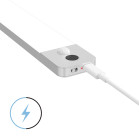 KSIX Sense Motion LED Light, 50 cm, Dual motion sensor, 180 lm, 84 LEDs, Dimmable, USB-C rechargeable