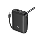 HEAD Nomad 20,000 mAh compact power bank with 20 W Power Delivery, integrated USB-C cable and carrying strap