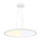 Levora KSIX SmartLED Ceiling Light, CCT, Ø40 cm, 3,700 lm, 240 LEDs, 30 W, ultra-slim, mounted or suspended, Tuya app