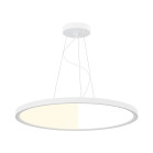 Levora Plus KSIX SmartLED Ceiling Light, CCT, Ø50cm, 5,000lm, 318 LEDs, 40W, ultra-slim, mounted or suspended, Tuya app