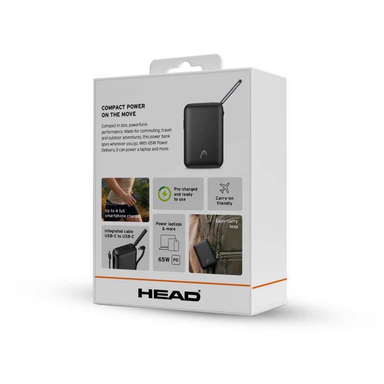 HEAD Nomad 20,000 mAh compact power...