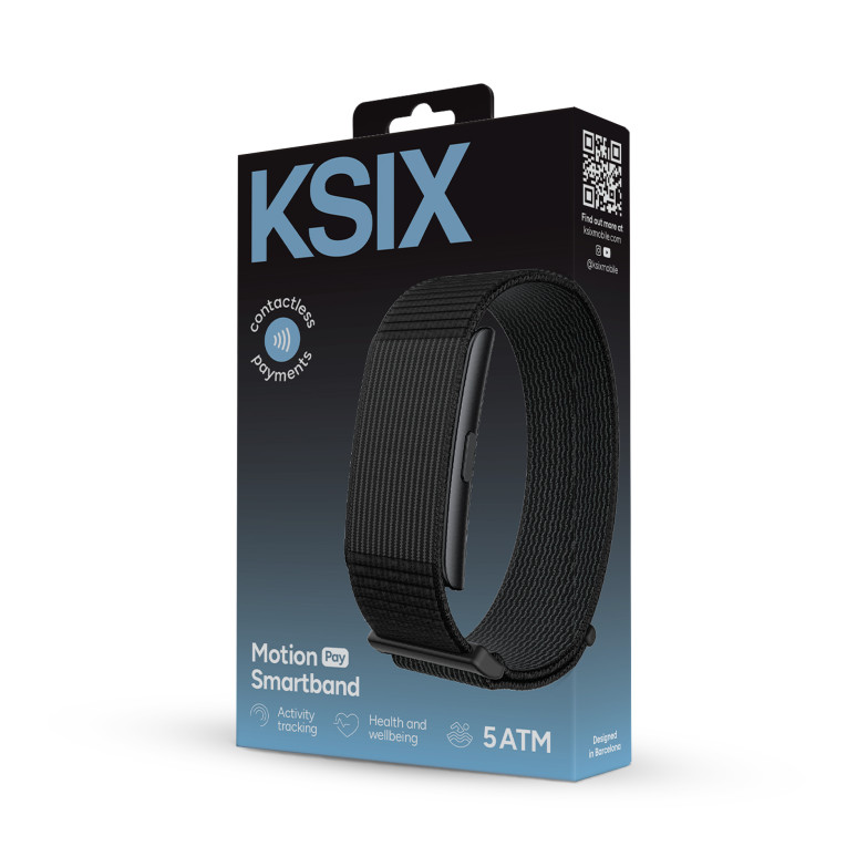 KSIX Motion Pay smartband,...