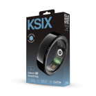 Smartring Saturn Pay: anillo NFC para pagos y control de actividad y sueño, talla L, Pago contactless, 5ATM, Negro