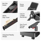 Stepper Magnético Kingsmith STE001, 10 Niveles, 3 Inclinaciones, 120 kg, Pantalla LCD, App