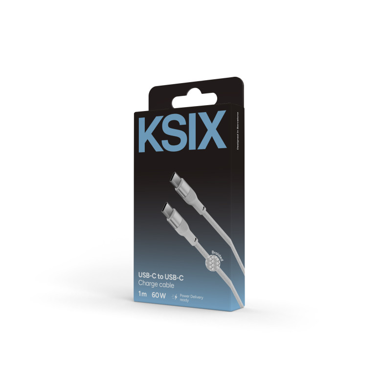 Cable de carga y datos KSIX, 1m,...