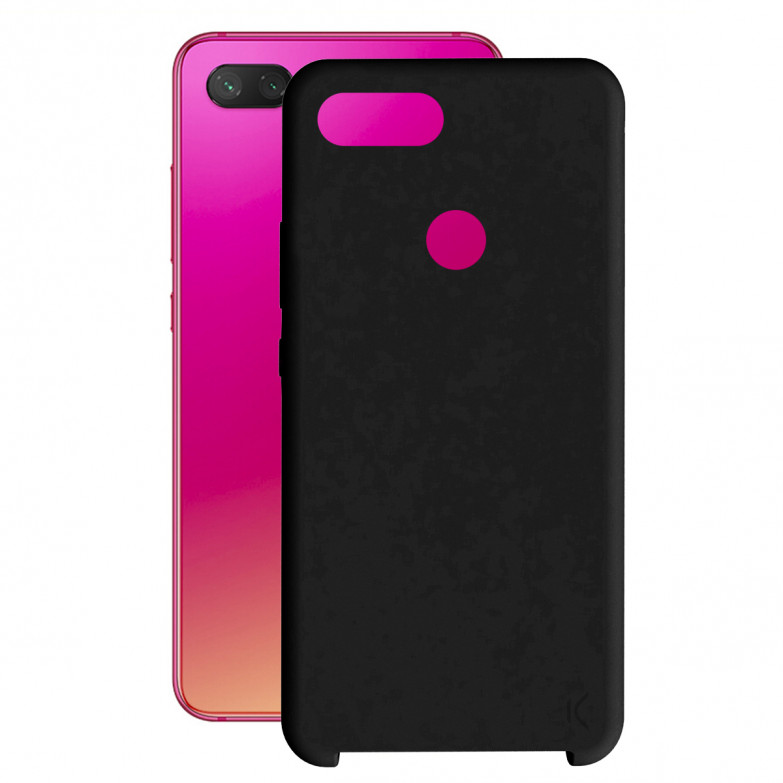 Ksix Soft Silicone Case For Xiaomi Mi 8 Lite Black