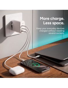 KSIX 65W Wall Charger, GaN,... 2