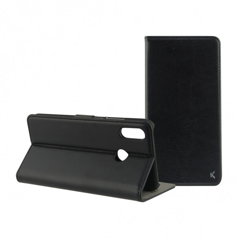Ksix Standing Folio Case For Xiaomi Redmi Note 6 Pro Black