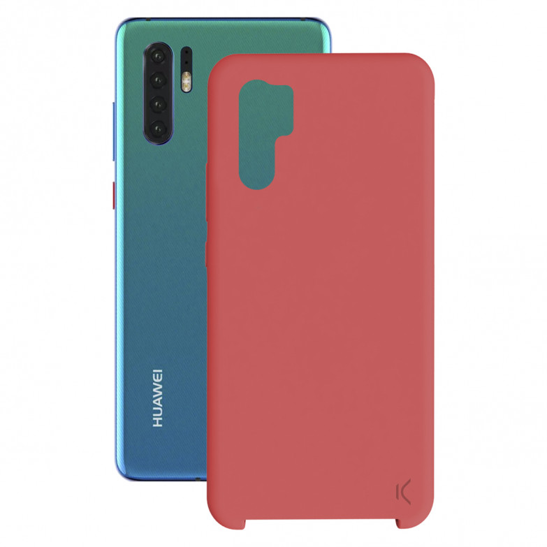 Ksix Soft Silicone Case For Huawei P30 Pro Red