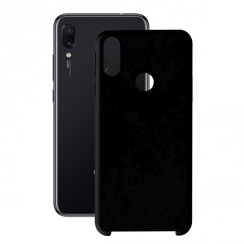 Funda para Xiaomi Redmi 7, Semirrígida, Negro