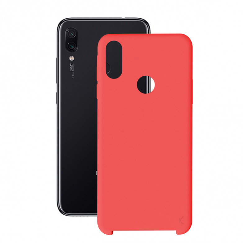 Funda para Xiaomi Redmi 7, Semirrígida, Rojo