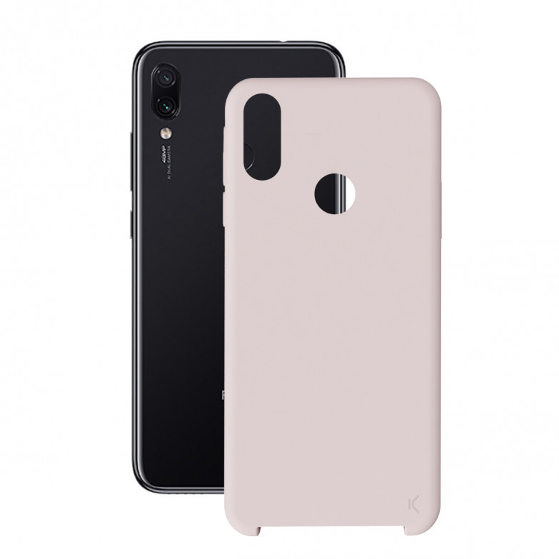 Funda para Xiaomi Redmi 7, Semirrígida, Rosa