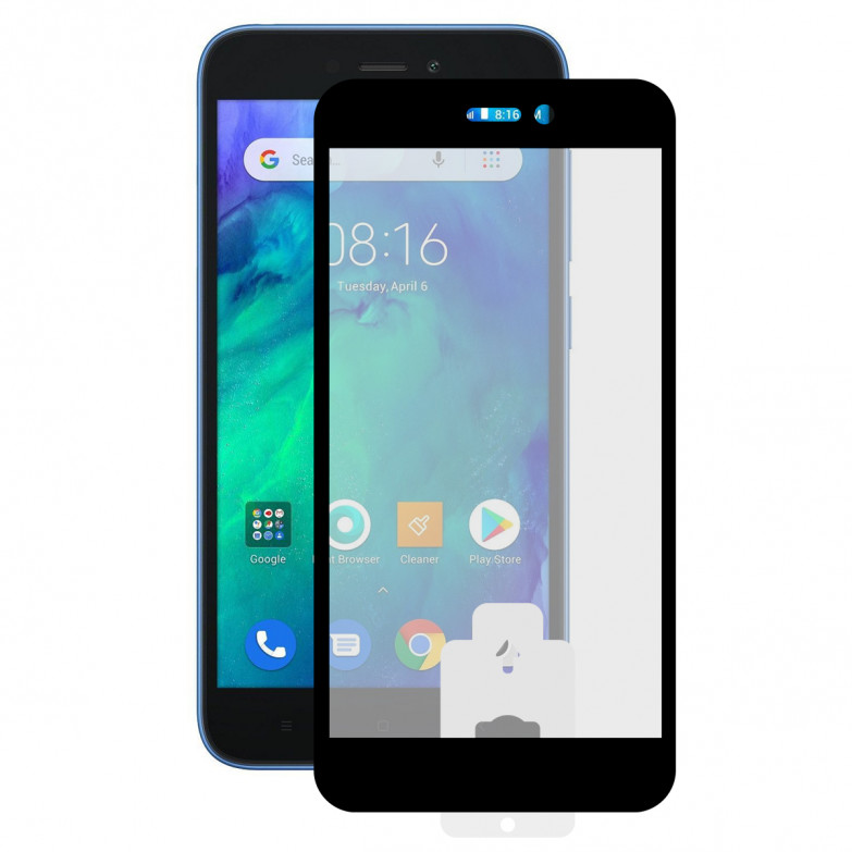 Ksix Extreme 2.5d Protector Tempered Glass 9h With Edge For Xiaomi Redmi Go Black (1 Unit)