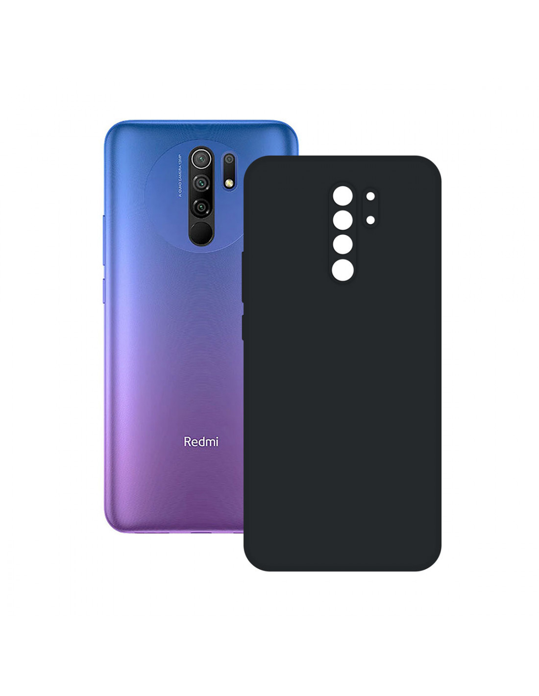 Funda negra Xiaomi Redmi 9