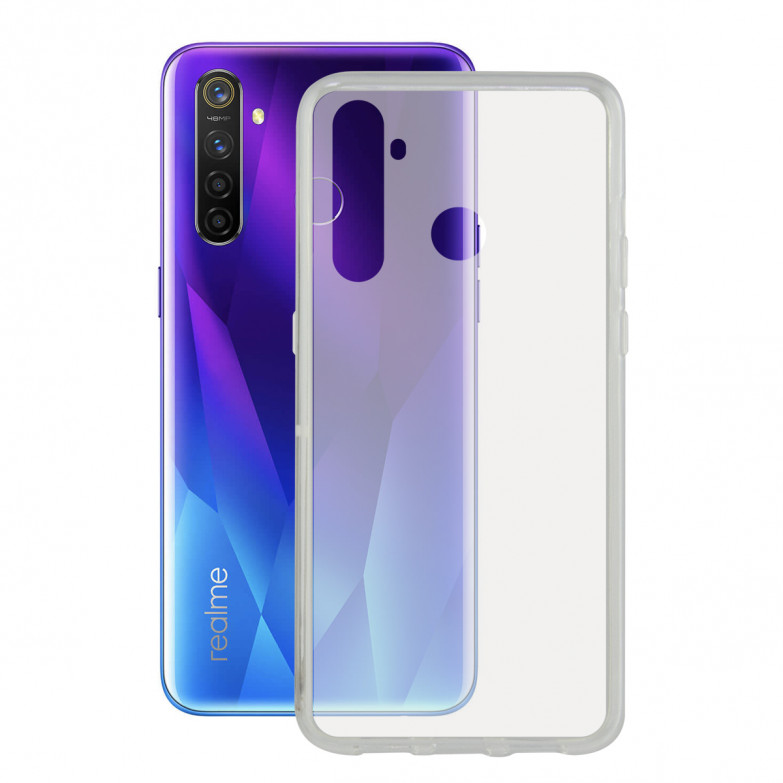 Funda para Realme 5 Pro, Flexible, Transparente