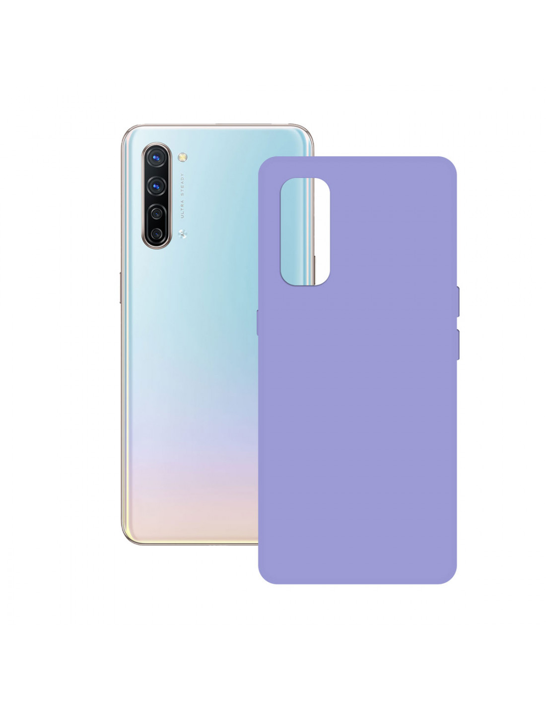 Funda para Oppo FIND X2 LITE, Flexible, Lavanda