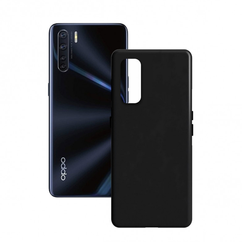 Funda para Oppo A91, Rígida, Negro