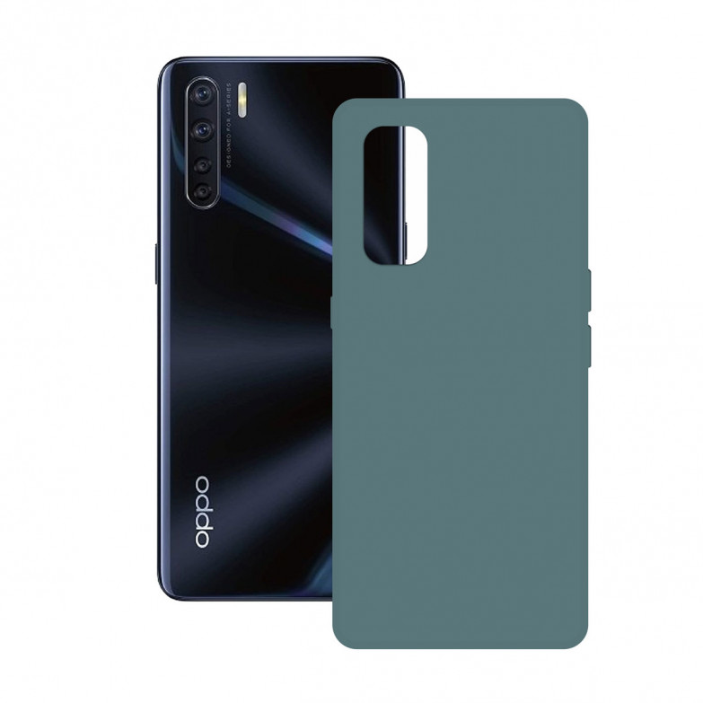 Silk Case For Oppo A91 Lite Ksix Green