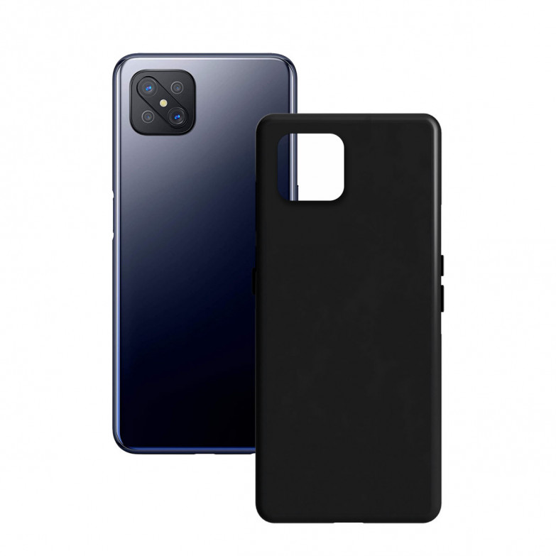 Funda para Oppo 4Z 5G, Rígida, Negro