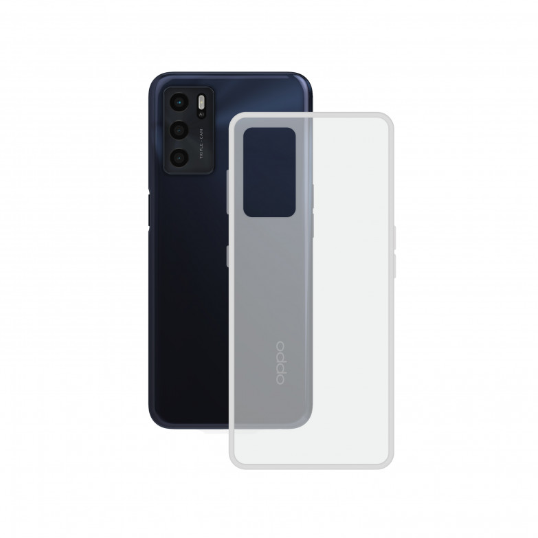 Funda Ksix para Oppo A16 y A16S, Flexible, Transparente