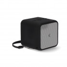 Altavoz inalámbrico portátil KSIX Kubic Box, Autonomía hasta 4 horas, Llamadas, True Wireless Stereo, Ranura micro SD, Negro