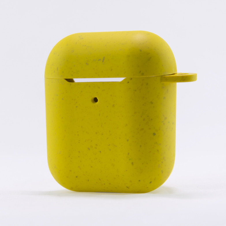 Funda Ecológica para Apple AirPods 2ª generación, Semirrígida, Amarillo