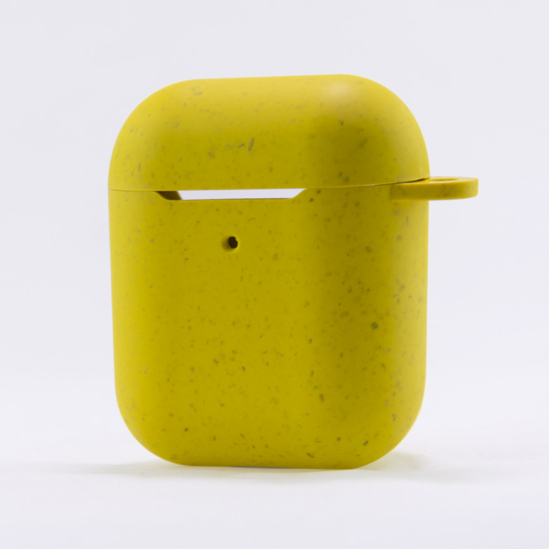 Ksix Eco-Friendly Case For Airpods 2nd generation Yellow