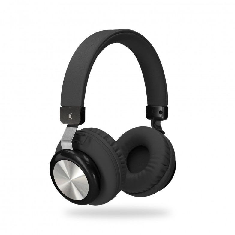 Ksix Retro Wireless Stereo Headphones Black