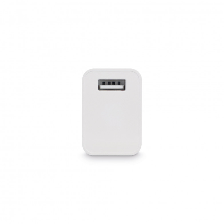 KSIX 12W wall charger, USB-A port, White