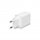 Cargador de red KSIX 12 W, Puerto USB-A, Blanco